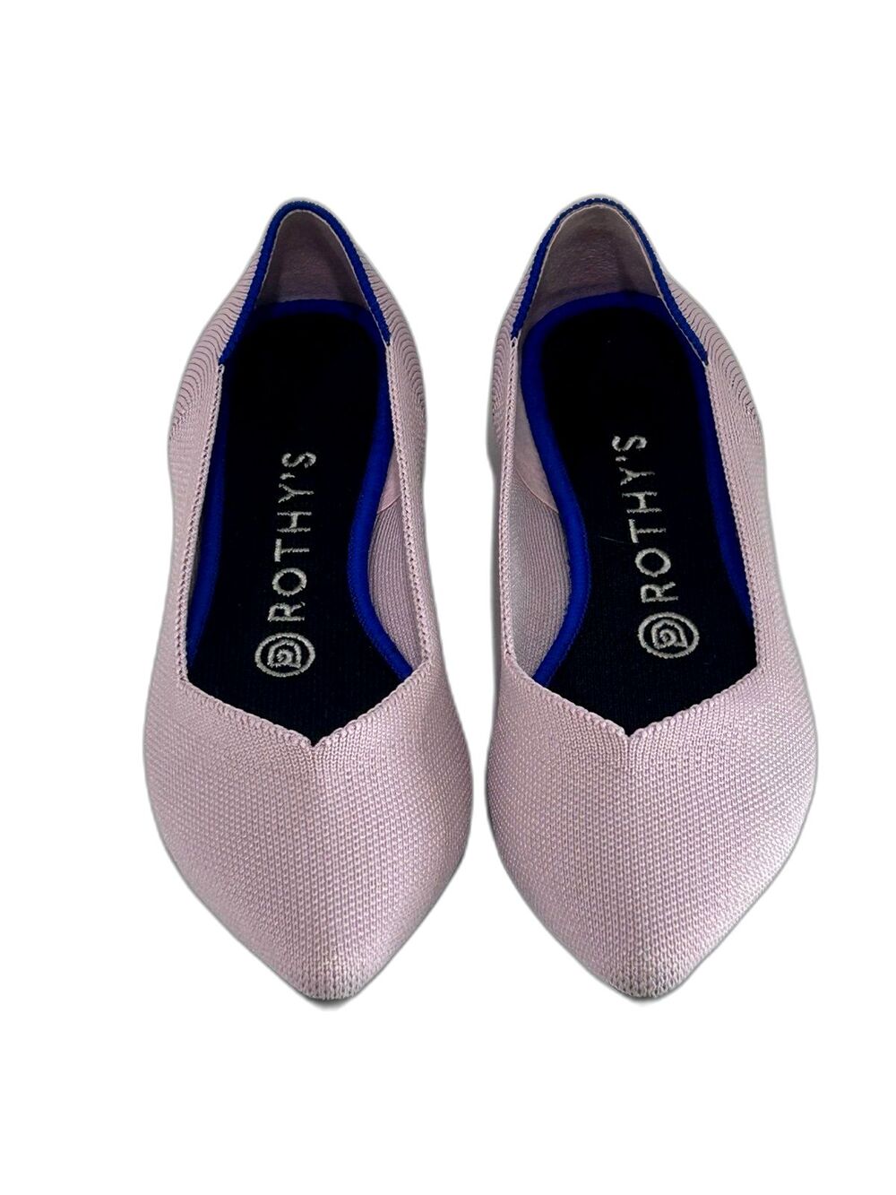 Rothy's Shoes Women's Size 7 The Point in Pink Petal Flats Ballet Shoes